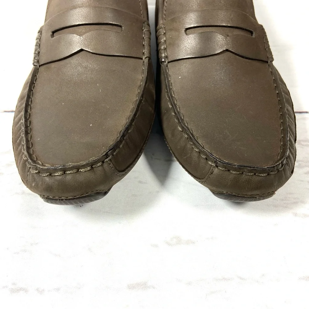 Cole Haan Grand‎ Os Mens Loafers Size 11M Brown Leather Driving Moc